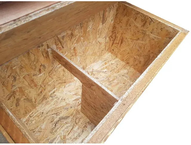 Psí bouda M – zateplená dřevěná bouda pro psa, oplechovaná, 110×60×60 cm